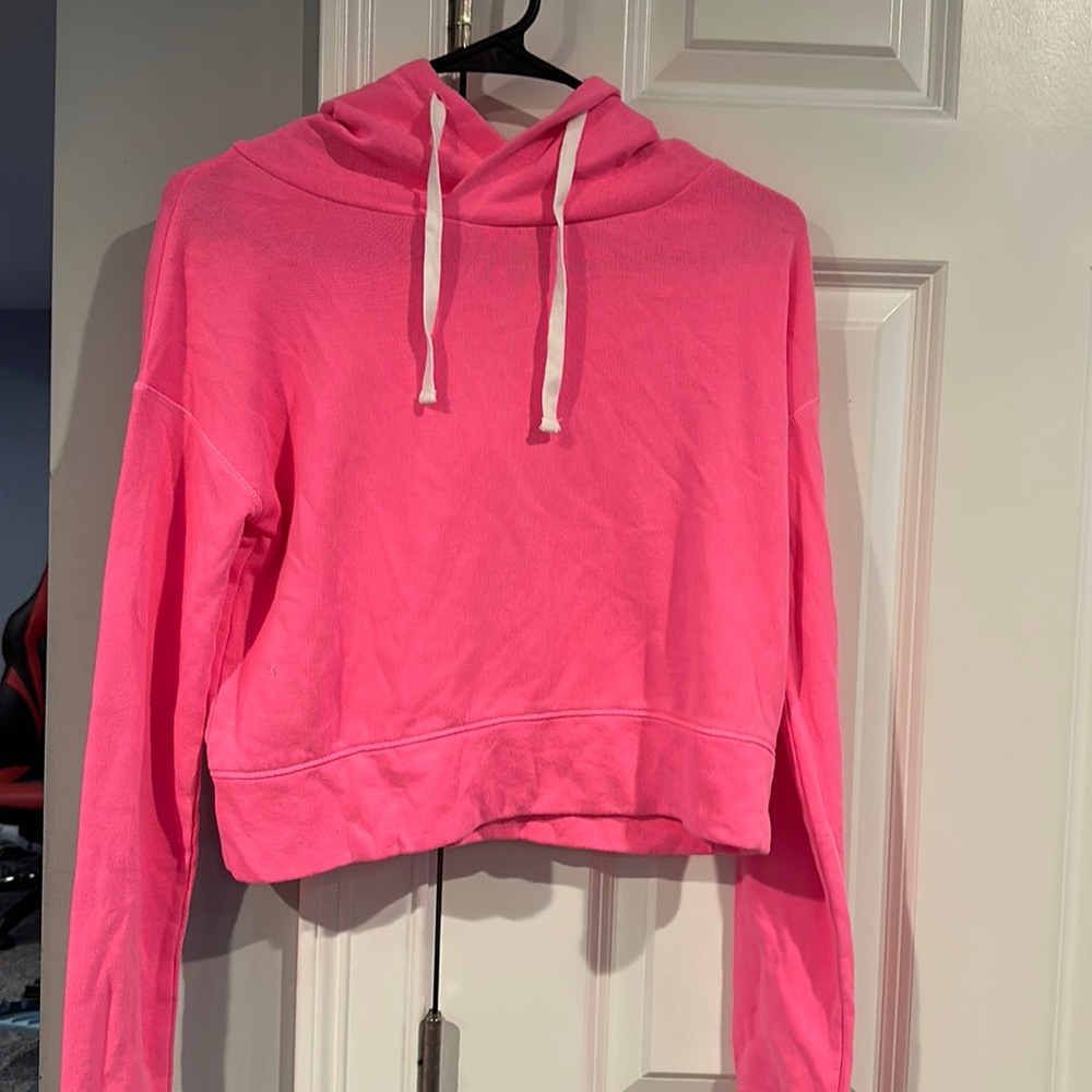 Pink hoodie